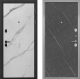 Входная металлическая Дверь Интекрон (INTECRON) Профит Black Мрамор Арктик Гладкая Гранит лава оникс в Голицыно