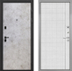 Входная металлическая Дверь Интекрон (INTECRON) Профит Black Мрамор Светлый В-07 с молдингом Лофт белый в Голицыно
