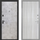 Входная металлическая Дверь Интекрон (INTECRON) Профит Black Мрамор Светлый В-07 с молдингом Сандал белый в Голицыно