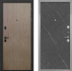 Входная металлическая Дверь Интекрон (INTECRON) Профит Black Венге Коричневый Гладкая Гранит лава оникс в Голицыно