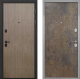 Входная металлическая Дверь Интекрон (INTECRON) Профит Black Венге Коричневый Гладкая Гранж в Голицыно