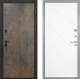 Входная металлическая Дверь Интекрон (INTECRON) Профит Black Гранж Лучи-М Софт милк в Голицыно
