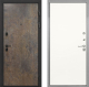 Входная металлическая Дверь Интекрон (INTECRON) Профит Black Гранж Гладкая Слоновая кость в Голицыно