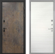 Входная металлическая Дверь Интекрон (INTECRON) Профит Black Гранж Гладкая Дуб сильвер поперечный в Голицыно