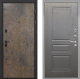 Входная металлическая Дверь Интекрон (INTECRON) Профит Black Гранж ФЛ-243 Графит вуд дуб в Голицыно