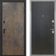 Входная металлическая Дверь Интекрон (INTECRON) Профит Black Гранж ФЛ-295 Лофт черный в Голицыно