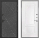 Входная металлическая Дверь Интекрон (INTECRON) Профит Black Гранит Лава Оникс КВ-2 Белый матовый в Голицыно