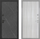 Входная металлическая Дверь Интекрон (INTECRON) Профит Black Гранит Лава Оникс В-07 с молдингом Сандал белый в Голицыно