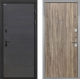 Входная металлическая Дверь Интекрон (INTECRON) Профит Black Эковенге Гладкая Дуб турин в Голицыно