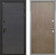 Входная металлическая Дверь Интекрон (INTECRON) Профит Black Эковенге Гладкая шпон Венге коричневый в Голицыно