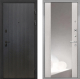 Входная металлическая Дверь Интекрон (INTECRON) Профит Black ФЛ-295 ФЛЗ-516 Зеркало Сосна белая в Голицыно