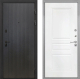 Входная металлическая Дверь Интекрон (INTECRON) Профит Black ФЛ-295 ФЛ-243 Белый матовый в Голицыно