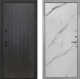 Входная металлическая Дверь Интекрон (INTECRON) Профит Black ФЛ-295 Гладкая Мрамор натуральный арктик в Голицыно