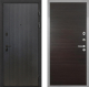 Входная металлическая Дверь Интекрон (INTECRON) Профит Black ФЛ-295 Гладкая Эковенге поперечный в Голицыно