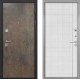 Входная металлическая Дверь Интекрон (INTECRON) Гектор Гранж В-07 с молдингом Лофт белый в Голицыно