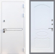 Входная металлическая Дверь Рекс (REX) 27 FL-128 Белый ясень в Голицыно