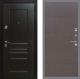 Входная металлическая Дверь Рекс (REX) Премиум-Н GL венге поперечный в Голицыно