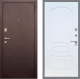 Входная металлическая Дверь Рекс (REX) 2 Медный Антик FL-128 Белый ясень в Голицыно