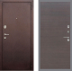 Входная металлическая Дверь Рекс (REX) 2 Медный Антик GL венге поперечный в Голицыно