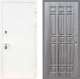 Входная металлическая Дверь Рекс (REX) 5 Белая Шагрень FL-33 Сандал грей в Голицыно