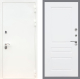 Входная металлическая Дверь Рекс (REX) 5 Белая Шагрень FL-243 Силк Сноу в Голицыно