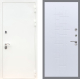 Входная металлическая Дверь Рекс (REX) 5 Белая Шагрень FL-289 Белый ясень в Голицыно