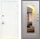 Входная металлическая Дверь Рекс (REX) 5 Белая Шагрень FLZ-120 Беленый дуб в Голицыно