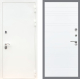 Входная металлическая Дверь Рекс (REX) 5 Белая Шагрень Line Силк Сноу в Голицыно