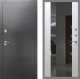 Входная металлическая Дверь Рекс (REX) 2А Серебро Антик СБ-16 с Зеркалом Лиственница беж в Голицыно