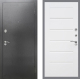Входная металлическая Дверь Рекс (REX) 2А Серебро Антик Сити Белый ясень в Голицыно