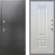 Входная металлическая Дверь Рекс (REX) 2А Серебро Антик FL-2 Лиственница беж в Голицыно