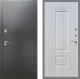 Входная металлическая Дверь Рекс (REX) 2А Серебро Антик FL-2 Сандал белый в Голицыно