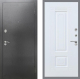 Входная металлическая Дверь Рекс (REX) 2А Серебро Антик FL-2 Силк Сноу в Голицыно