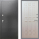 Входная металлическая Дверь Рекс (REX) 2А Серебро Антик FL-33 Беленый дуб в Голицыно
