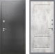 Входная металлическая Дверь Рекс (REX) 2А Серебро Антик FL-117 Бетон светлый в Голицыно