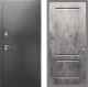 Входная металлическая Дверь Рекс (REX) 2А Серебро Антик FL-117 Бетон темный в Голицыно