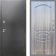 Входная металлическая Дверь Рекс (REX) 2А Серебро Антик FL-128 Сандал грей в Голицыно