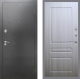 Входная металлическая Дверь Рекс (REX) 2А Серебро Антик FL-243 Сандал белый в Голицыно