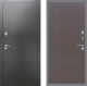 Входная металлическая Дверь Рекс (REX) 2А Серебро Антик GL венге поперечный в Голицыно