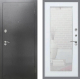 Дверь Рекс (REX) 2А Серебро Антик Зеркало Пастораль Белый ясень в Голицыно