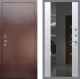 Входная металлическая Дверь Рекс (REX) 1 СБ-16 Зеркало Белый ясень в Голицыно