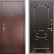Входная металлическая Дверь Рекс (REX) 1 FL-128 Венге светлый в Голицыно