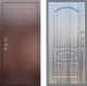 Входная металлическая Дверь Рекс (REX) 1 FL-128 Сандал грей в Голицыно