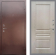 Входная металлическая Дверь Рекс (REX) 1 FL-243 Беленый дуб в Голицыно