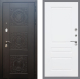 Входная металлическая Дверь Рекс (REX) 10 FL-243 Силк Сноу в Голицыно