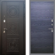 Входная металлическая Дверь Рекс (REX) 10 GL Дуб тангенальный черный в Голицыно