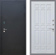 Входная металлическая Дверь Рекс (REX) 1A Черный Муар FL-33 Белый ясень в Голицыно
