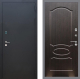 Входная металлическая Дверь Рекс (REX) 1A Черный Муар FL-128 Венге светлый в Голицыно