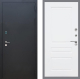 Входная металлическая Дверь Рекс (REX) 1A Черный Муар FL-243 Силк Сноу в Голицыно