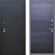 Входная металлическая Дверь Рекс (REX) 1A Черный Муар GL Дуб тангенальный черный в Голицыно